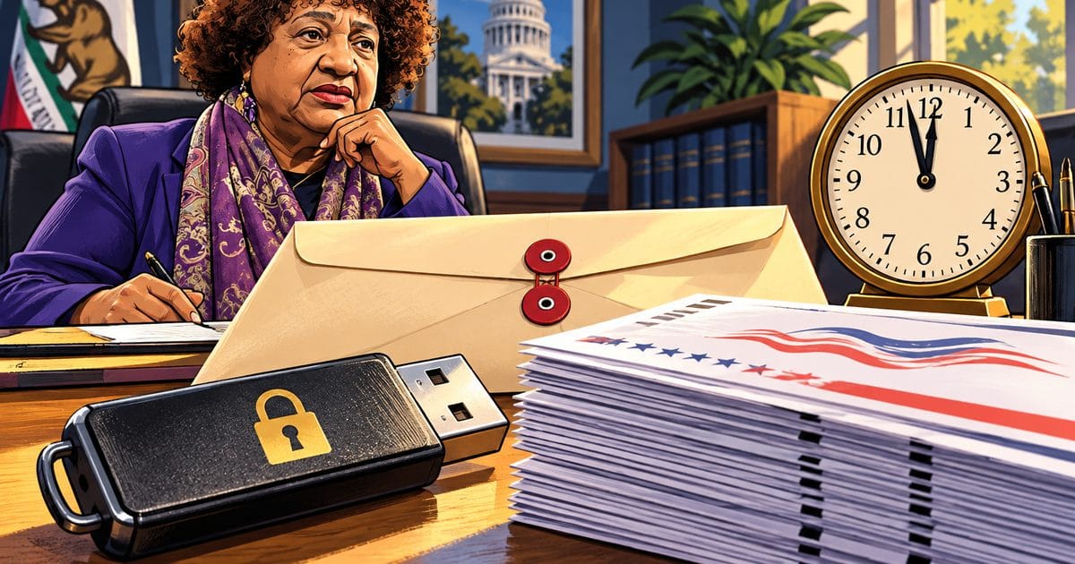 Ảnh minh họa cho bài: DOJ đòi California rà danh sách trong 48 giờ, dọa xin tòa can thiệp