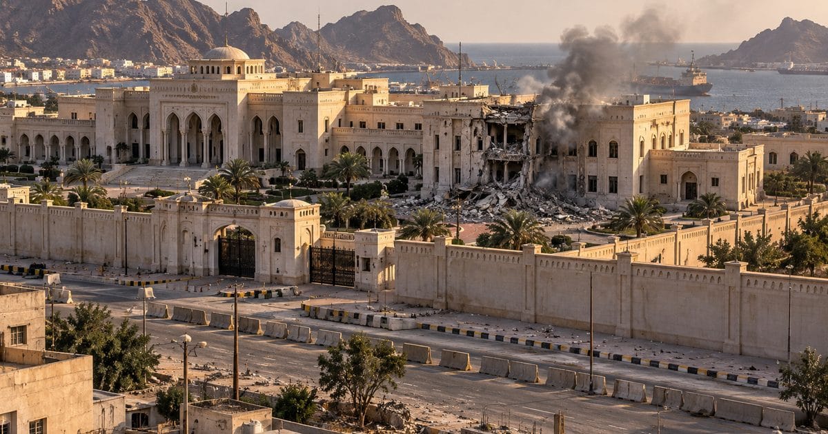 Ảnh minh họa cho bài: 5 người chết, 16 người bị thương khi Houthi đánh vào khu dinh chính phủ Yemen ở Aden