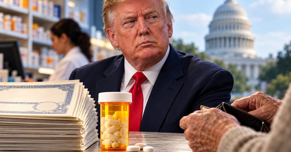 Ảnh minh họa cho bài: Phe Dân chủ: Cổ phiếu hãng dược trong danh mục của Trump tăng lên 56,2 triệu đô la