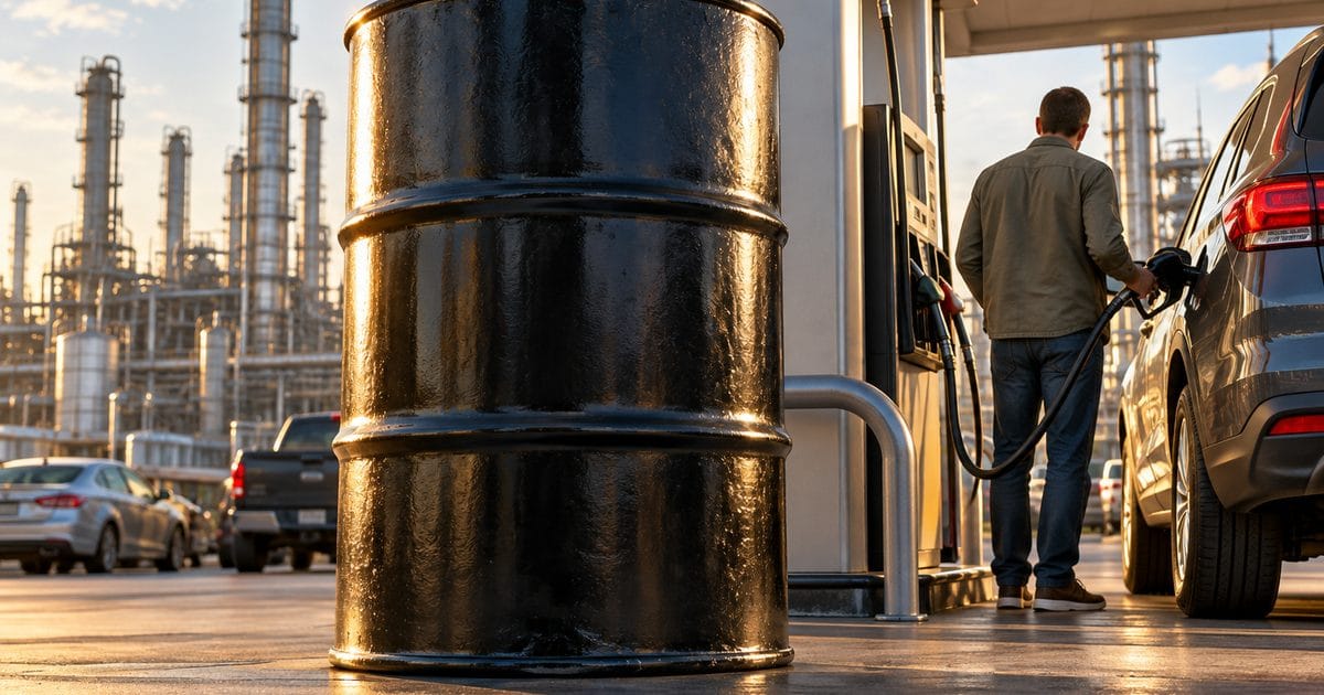 Ảnh minh họa cho bài: Brent chạm 110 đô la, xăng và diesel ở Mỹ tiếp tục đắt đỏ