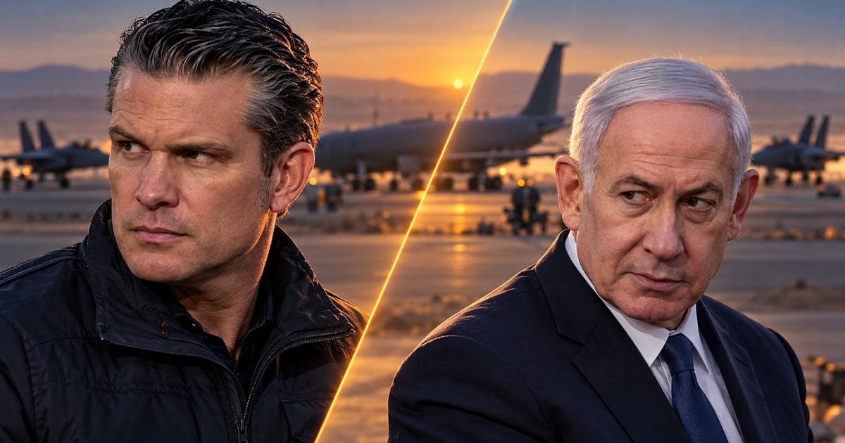 Ảnh minh họa cho bài: Bộ trưởng Chiến tranh Hegseth bất ngờ gặp Thủ tướng Netanyahu tại Israel trước bầu cử 27/10, giữa lúc có tin Mỹ có thể nối lại đánh Iran