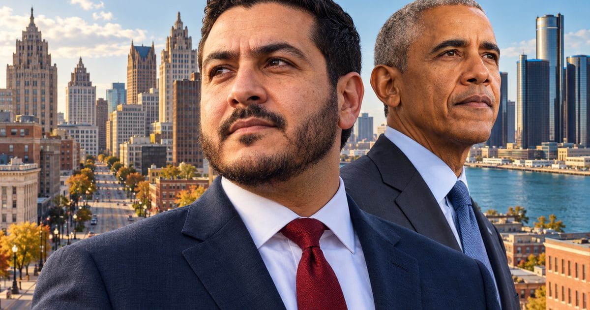 Ảnh minh họa cho bài: Cựu Tổng thống Barack Obama sẽ vận động cho El-Sayed trong cuộc đua Thượng viện ở Michigan