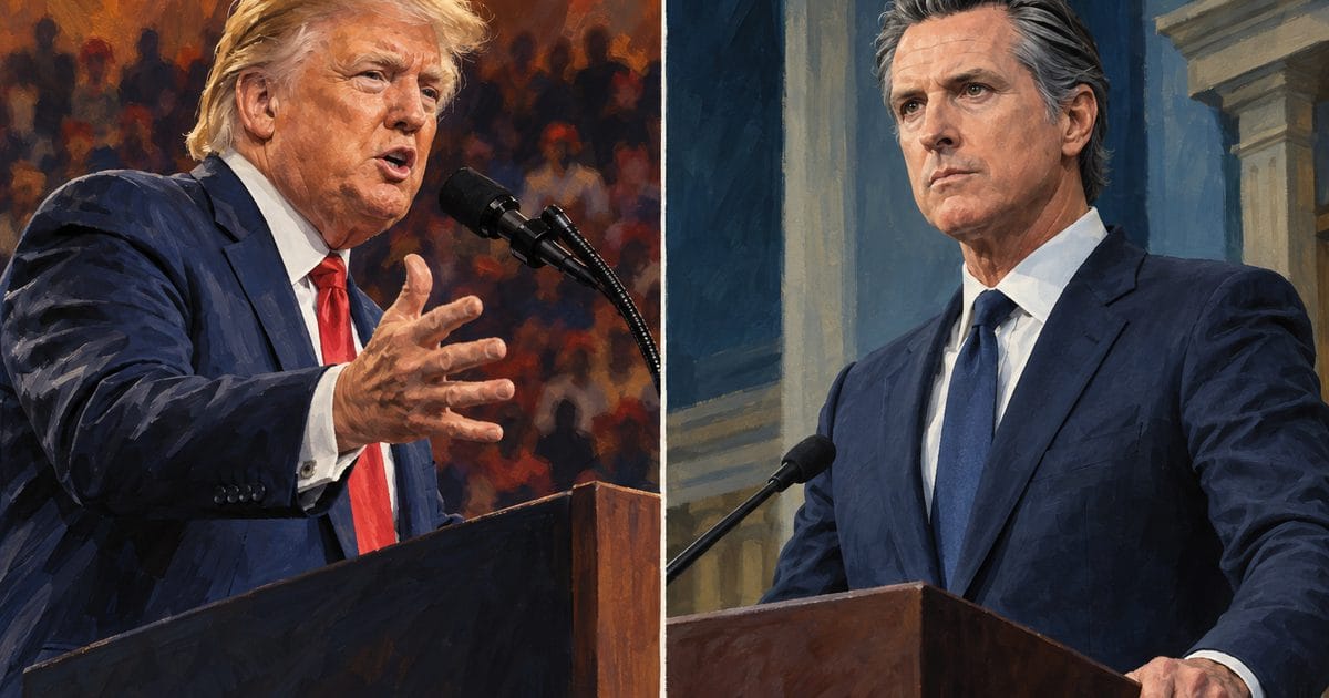 Ảnh minh họa cho bài: Lãnh đạo California chỉ trích phát biểu của Tổng thống Trump về Los Angeles và San Diego