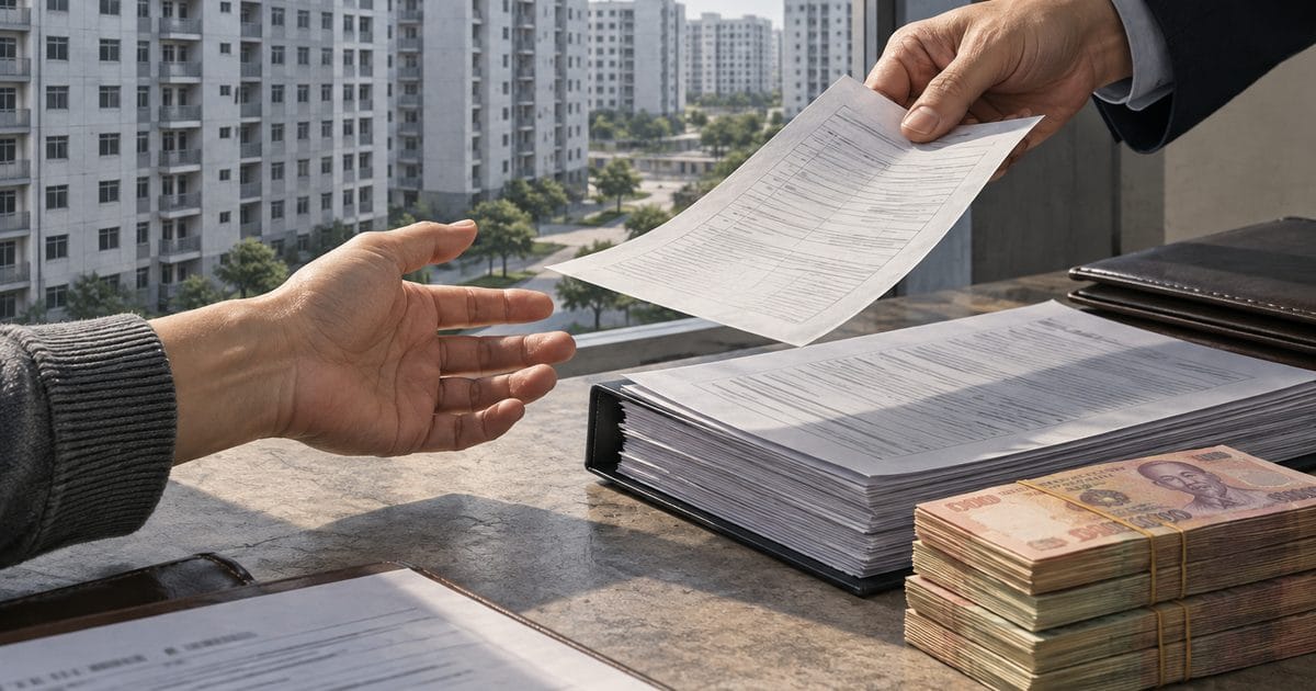 Ảnh minh họa cho bài: Hà Nội khởi tố 4 người trong vụ thu khoảng 80 tỷ đồng ngoài hợp đồng mua nhà ở xã hội