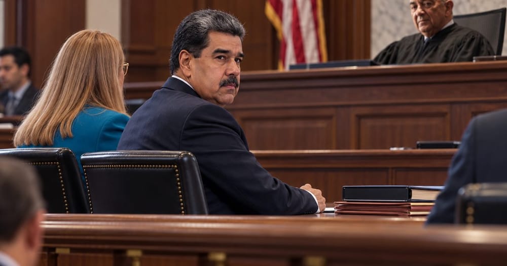 Ảnh minh họa cho bài: Maduro gọi cáo buộc tra tấn là “sai sự thật”; ông và vợ không nhận tội