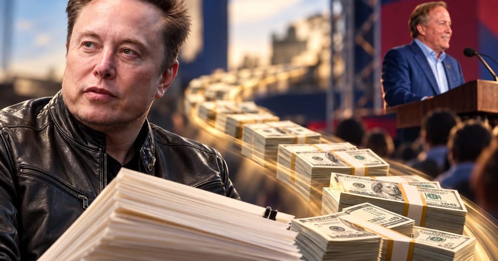 Ảnh minh họa cho bài: Elon Musk rót 158 triệu đô la vào nhóm chi tiền ủng hộ Ken Paxton tranh ghế Thượng viện Texas