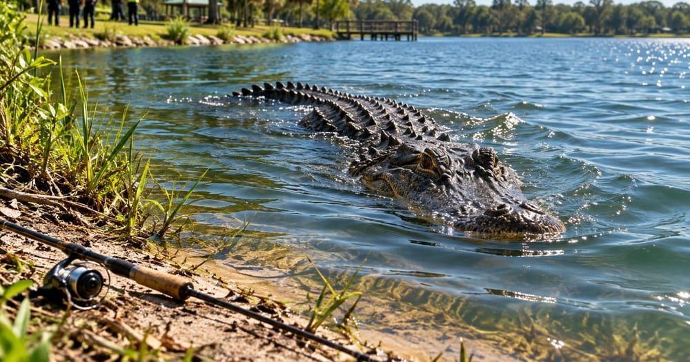 Ảnh minh họa cho bài: Cá sấu dài gần 3,7 mét kéo người câu cá xuống hồ ở Florida, khiến ông thiệt mạng