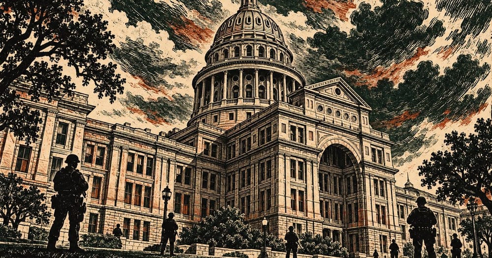 Ảnh minh họa cho bài: Cảnh sát Texas chặn âm mưu tấn công tòa nhà quốc hội tiểu bang, bắt một nghi phạm