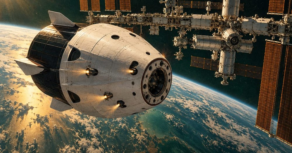 Ảnh minh họa cho bài: SpaceX phóng tàu Crew-13 chở 4 phi hành gia lên Trạm Vũ trụ Quốc tế