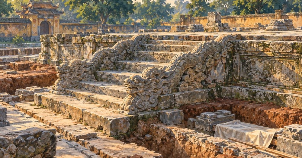Ảnh minh họa cho bài: Hà Nội khởi công phục hồi điện Kính Thiên