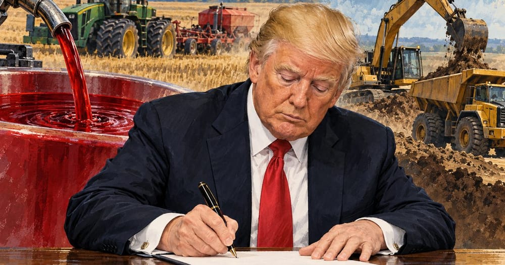 Ảnh minh họa cho bài: Tổng thống Trump ký sắc lệnh nới giới hạn dùng diesel nhuộm đỏ để giảm chi phí