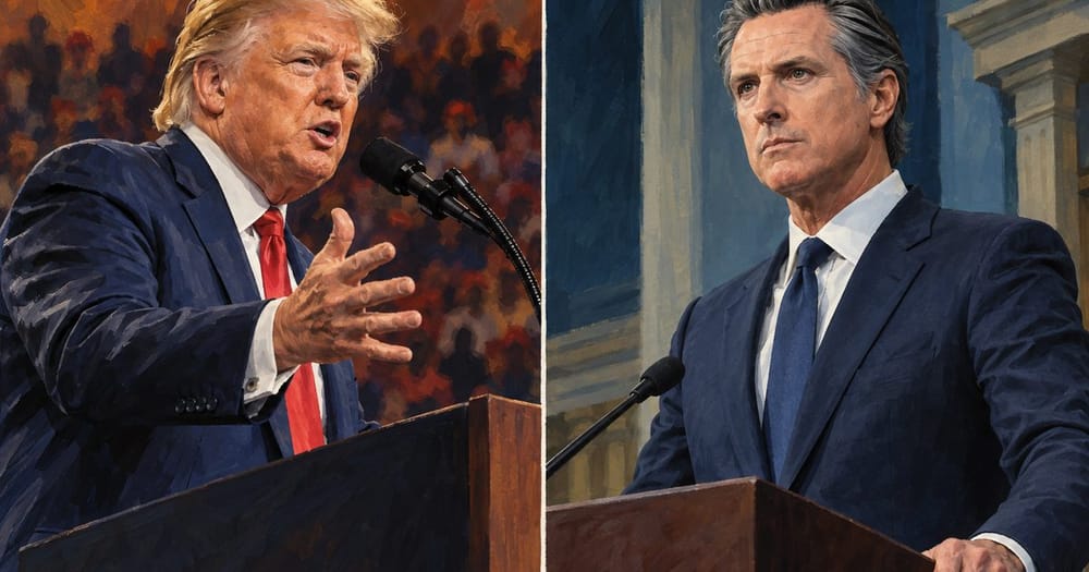 Ảnh minh họa cho bài: Lãnh đạo California chỉ trích phát biểu của Tổng thống Trump về Los Angeles và San Diego