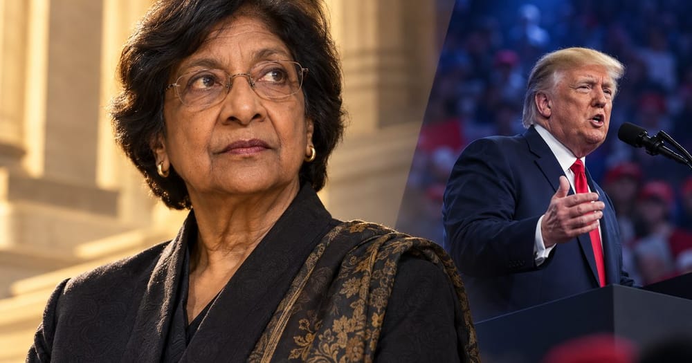 Ảnh minh họa cho bài: Luật gia Nam Phi Navi Pillay đoạt Nobel Hòa bình 2026; Tổng thống Trump nói Mỹ “lẽ ra phải nhận giải”